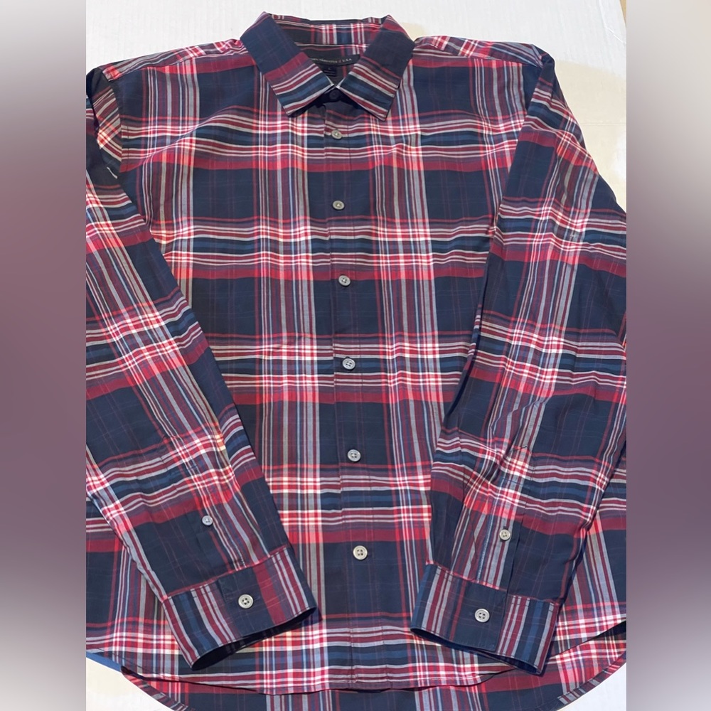 John varvatos USA button‎ up shirt mens size large good pre-owned condition